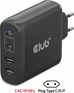 Club 3D Club3D cestovní nabíječka 100W GAN technologie, 2xUSB-A a 2xUSB-C, PD 3.0 Support 2