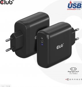 Club 3D Club3D cestovní nabíječka 100W GAN technologie, USB-IF TID certified, USB Type-C, Power Delivery(PD) 3.0 Support 2