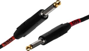 Kabel SSQ Jack 6.3 mm - Jack 6.3 mm 10m czarny (SS-2049) 1