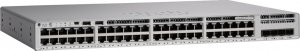 Switch Cisco Cisco C9200-48PXG-A łącza sieciowe Zarządzany L2/L3 Gigabit Ethernet (10/100/1000) Obsługa PoE Szary 1