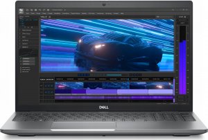 Laptop Dell DELL Precision 3591 Intel Core Ultra 7 165H Mobilna stacja robocza 39,6 cm (15.6") Full HD 32 GB DDR5-SDRAM 1 TB SSD NVIDIA RTX 2000 Ada Wi-Fi 6E (802.11ax) Windows 11 Pro Szary 1