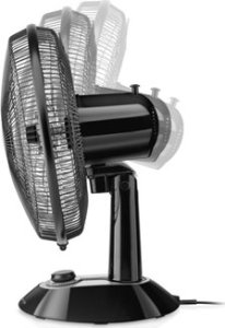 Wentylator Eta ETA Zefir ETA160790010 Table Fan czarny Diameter 30 cm liczba prędkości 3 Oscillation 45 W No 5