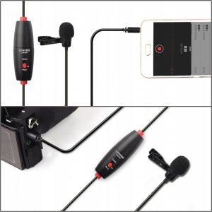 Mikrofon LensGo Profesjonalny Dynamiczny Mikrofon Krawatowy Lavalier Mini Jack 3,5mm Lensgo / Lym-dm1 4