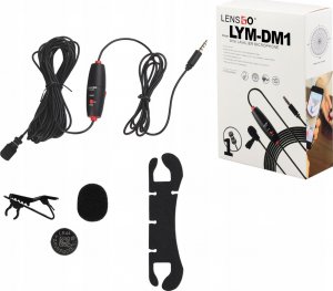 Mikrofon LensGo Profesjonalny Dynamiczny Mikrofon Krawatowy Lavalier Mini Jack 3,5mm Lensgo / Lym-dm1 6