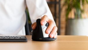 Mysz R-GO Tools R-Go Maus HE ergonomiczny lewy Bluetooth duży schw./silb 8