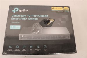 Switch TP-Link SALE OUT. Switch | TL-SG2210P | Web Managed | Desktop | SFP ports quantity 2 | PoE ports quantity 8 | Power supply type External | 36 month(s) | DAMAGED PACKAGING, SMOLL SCRATCHED ON TOP one size 1