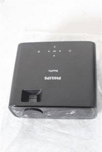 Projektor Philips SALE OUT. Philips NeoPix 120 Home Projector, 1280x720, 100lm, 16:9, 3000:1, Black USED AS DEMO, SCRATCHED | NeoPix 120 | HD ready (1280x720) | 100 ANSI lumens | Black | USED AS DEMO, SCRATCHED | Lamp warranty 12 month(s) one size 3
