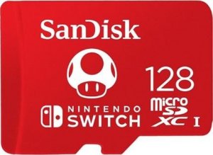 Karta SanDisk Nintendo Switch MicroSDXC 128 GB Class 10 UHS-I/U3 A1 V30 (SDSQXAO-128G-GNC) 1