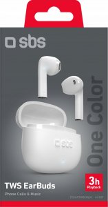 Słuchawki SBS Mobile One Color białe 4