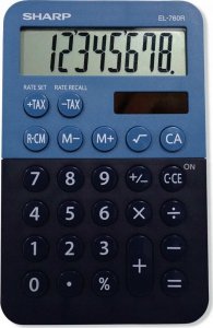 Kalkulator Sharp SHARP CALCULATOR DESKTOP EL760RBBL NIEBIESKI 1