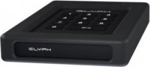 Dysk zewnętrzny HDD Glyph SecureDrive+ Keypad, 4TB Encrypted SSD Drive with Keypad, Bus-powered, USB 3.2 Gen1, USB-C & Thunderbolt compatible 3