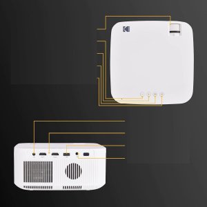 Projektor Kodak KODAK FLIK X10 Profesjonalny Projektor / Rzutnik LED HDMI 1080p / 150 ANSI LUMENÓW / 40-120'' + Pilot 7