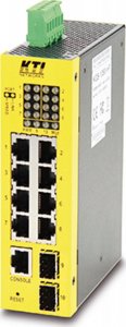 Switch KTI KGS-1060-HP 10-portowy przełącznik przemysłowy Gigabit PoE 1