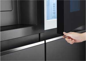Lodówka LG InstaView ™ ThinQ™ GSXV91MCAE American Fridge Freezer Freestanding American door Black LED Touch LED 6