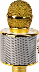 Mikrofon Denver Mikrofon z głośnikiem Denver Bluetooth złoty 4