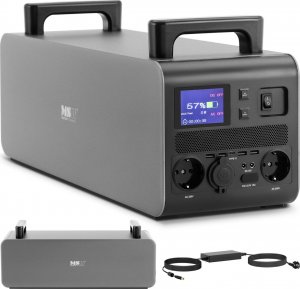 MSW Mocna stacja zasilania USB 4kW 4000W 75Ah DC 12V AC 100-230V Mocna stacja zasilania USB 4kW 4000W 75Ah DC 12V AC 100-230V 1
