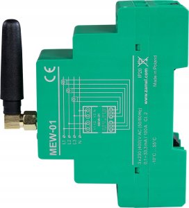 Monitor Zamel Monitor energii elektrycznej Zamel SPL10000031 wi-fi 3F+N z anteną zewnętrzną 100A mew-01/ant zielony 7
