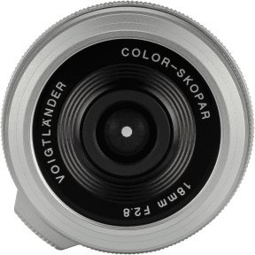 Obiektyw Voigtlander Obiektyw Voigtlander Color Skopar 18 mm f/2,8 do Fujifilm X - srebrny 3