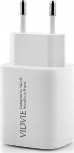 Ładowarka Vidvie ZESTAW | SZYBKA ŁADOWARKA SIECIOWA USB TYPE-C + KABEL TYPE C | PD20W 3000mA 3