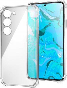 Hello Case ETUI PANCERNE DO SAMSUNG GALAXY S23 | CASE SILIKON GUMOWE SLIM SHOCK +SZKŁO 2