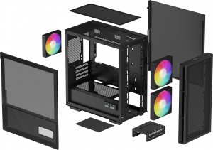 Obudowa Deepcool CH360 Digital ARGB czarna (R-CH360-BKAPE3D-G-1) 13