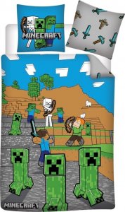 aymax Komplet pościeli Minecraft 140 x 200 1