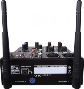 Mikrofon DNA DNA MIXMIC 2 mikser audio USB Bluetooth + mikrofony bezprzewodowe zestaw 4