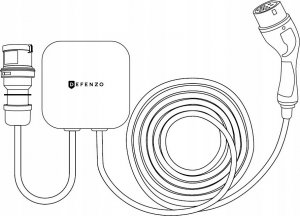 Ładowarka Defenzo Wallbox Home AC11 11kW Type2 5m 4