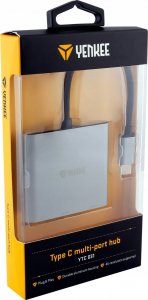 Stacja/replikator Yenkee YTC 031 USB-C (45014215) 3