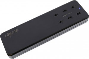 Ładowarka InLine InLine® Multiport power supply, charger, 6x USB Type-C, PD 3.0, GaN, black 1
