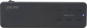 Ładowarka InLine InLine® Multiport power supply, charger, 6x USB Type-C, PD 3.0, GaN, black 3