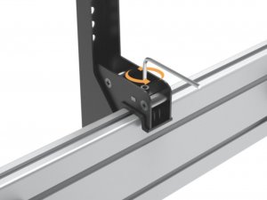 Equip Equip Deckenhalterung 45"-55"/2TFT je 50kg 1Gelenk neig. sw (Speditionsversand) 5