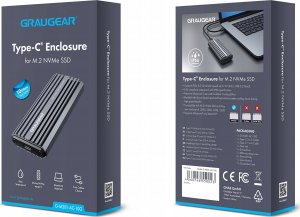 Stacja dokująca Graugear GRAUGEAR externes Gehäuse M.2NVMe SSD PCIe3.0 10Gbit retail 4