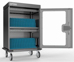 Manhattan Szafa do ładowania 32 laptopów tabletów 32x USB-C PD 576W 2