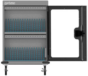 Manhattan Szafa do ładowania 32 laptopów tabletów 32x USB-C PD 576W 4