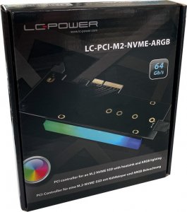 Kontroler LC-Power LC-Power LC-PCI-M2-NVME-ARGB PCI controller for an M.2 NVMe SSD 11