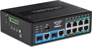 Switch TRENDnet TRENDnet Switch 10-port Industrial Gbit PoE++ Din-Rail 3