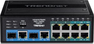 Switch TRENDnet TRENDnet Switch 10-port Industrial Gbit PoE++ Din-Rail 4