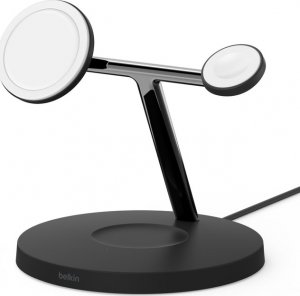 Ładowarka Belkin Zestaw słuchawkowy, Smartfon, Smartwatch Czarny USB Bezprzewodowe ładowanie Wewnętrzna 3