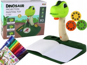 LeanToys Projektor do Rysowania Dinozaur Dźwięki Akcesoria 7