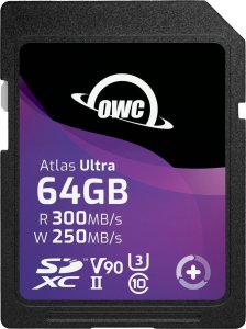 Karta OWC Atlas Ultra SDXC 64 GB Class 10 UHS-II/U3 V90 (OWCSDV90U0064) 1