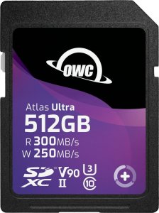 Karta OWC Atlas Ultra SDXC 512 GB Class 10 UHS-II/U3 V90 (OWCSDV90U0512) 1
