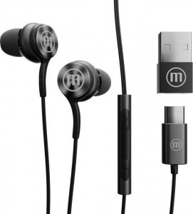 Słuchawki Maxell MAXELL XC1 Słuchawki przewodowe USB-C connector czarne 2
