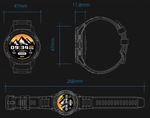 Smartwatch Mibro GS Active Czarny  (MIBAC_GS-Active/BK) 12