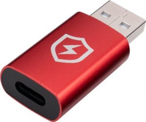 Adapter USB MicroConnect USB-A - USB-C Czerwony  (Safe Charge USB-A to C Data) 2