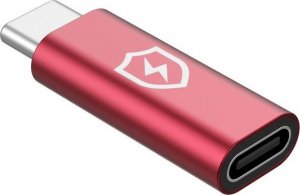 Adapter USB MicroConnect USB-C - USB-C Czerwony  (Safe Charge USB-C Data) 2