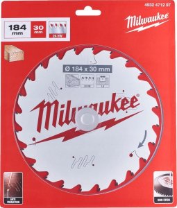 Milwaukee Cutting disc 184x30x1.6mm, 24 teeth. Milwaukee 1