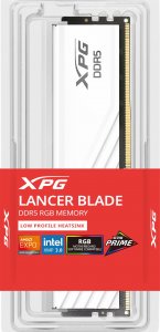Pamięć ADATA XPG Lancer Blade RGB, DDR5, 16 GB, 6000MHz, CL30 (AX5U6000C3016G-SLABRWH) 4