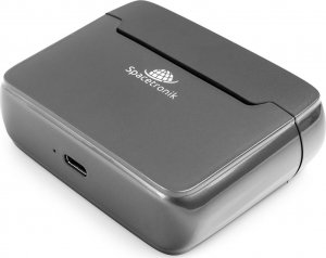 Mikrofon Spacetronik Bezprzewodowy mikrofon iPhone Lightning IOS wszechkierunkowy plug and play ładujące etui w zestawie 8