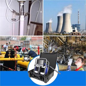 Steinberg Endoskop kamera diagnostyczna inspekcyjna 12 LED LCD 7 cali SD 30 m Endoskop kamera diagnostyczna inspekcyjna 12 LED LCD 7 cali SD 30 m 3